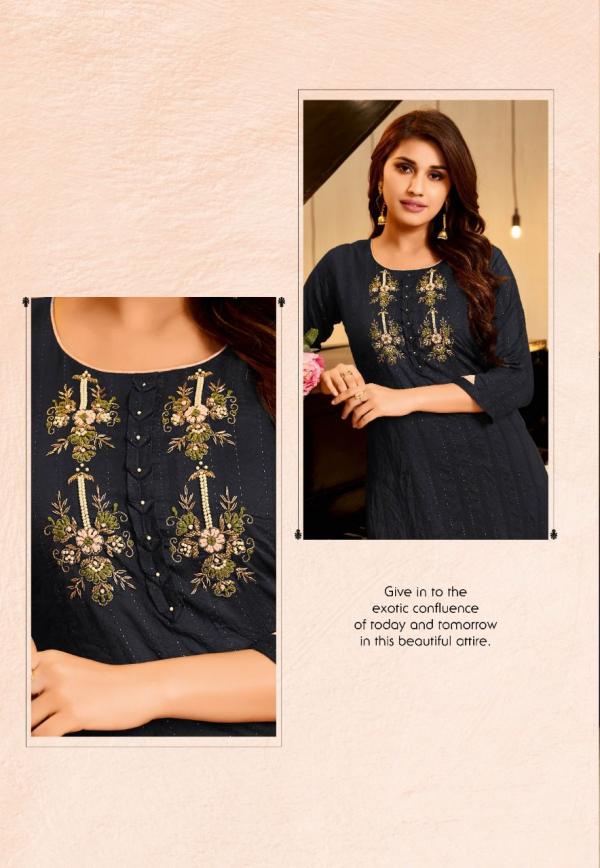 Ikw Pearl Vol 2 Viscose Silk Designer Exclusive kurti Collection